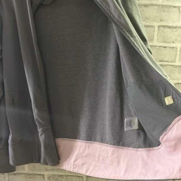 Tuff Athletics size large womens zip up jacketpink inner - Picture 7 of 9